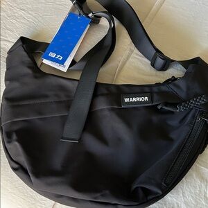 Warrior Black Crossbody Bag NWT